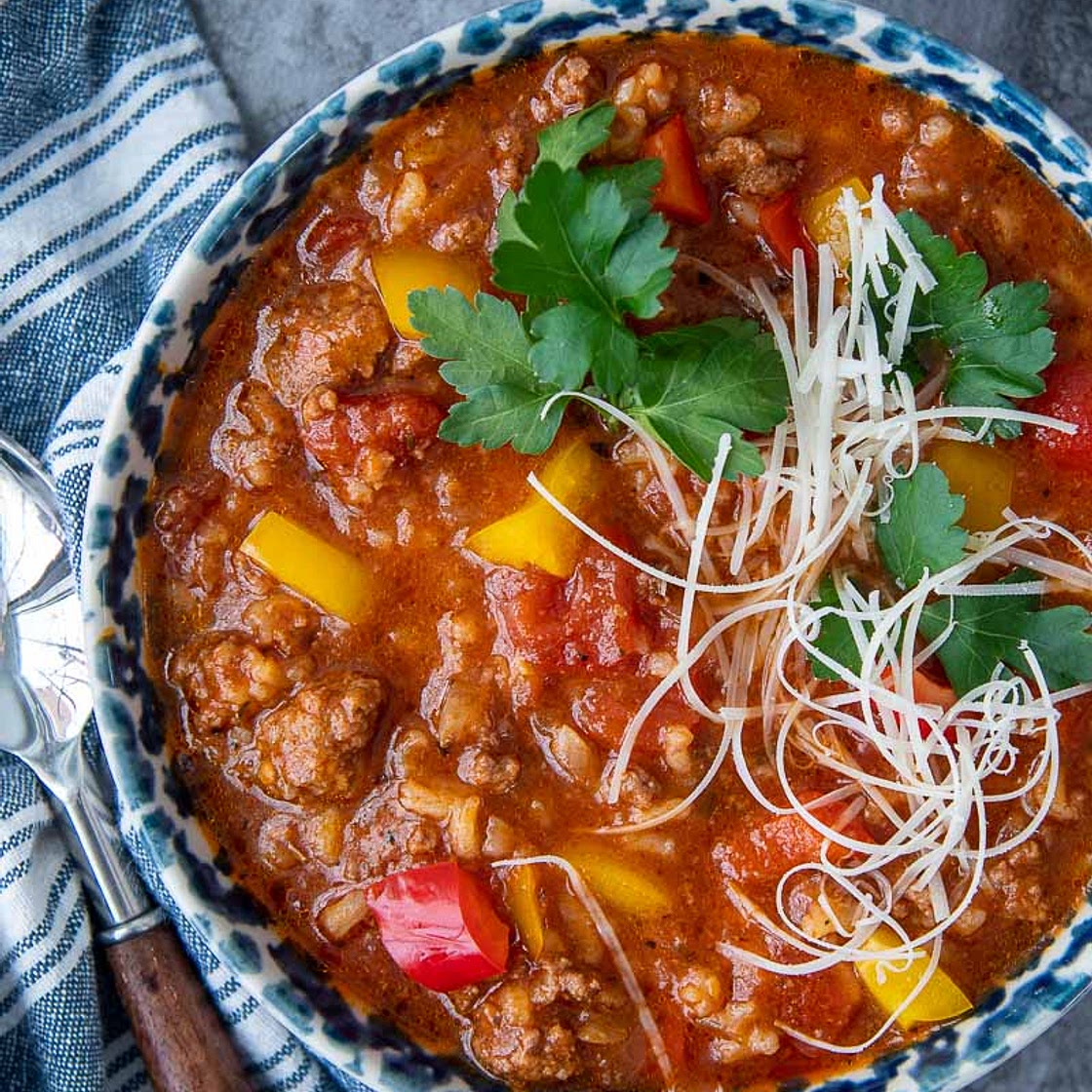 Stuffed Pepper Soup (Best Flavor)