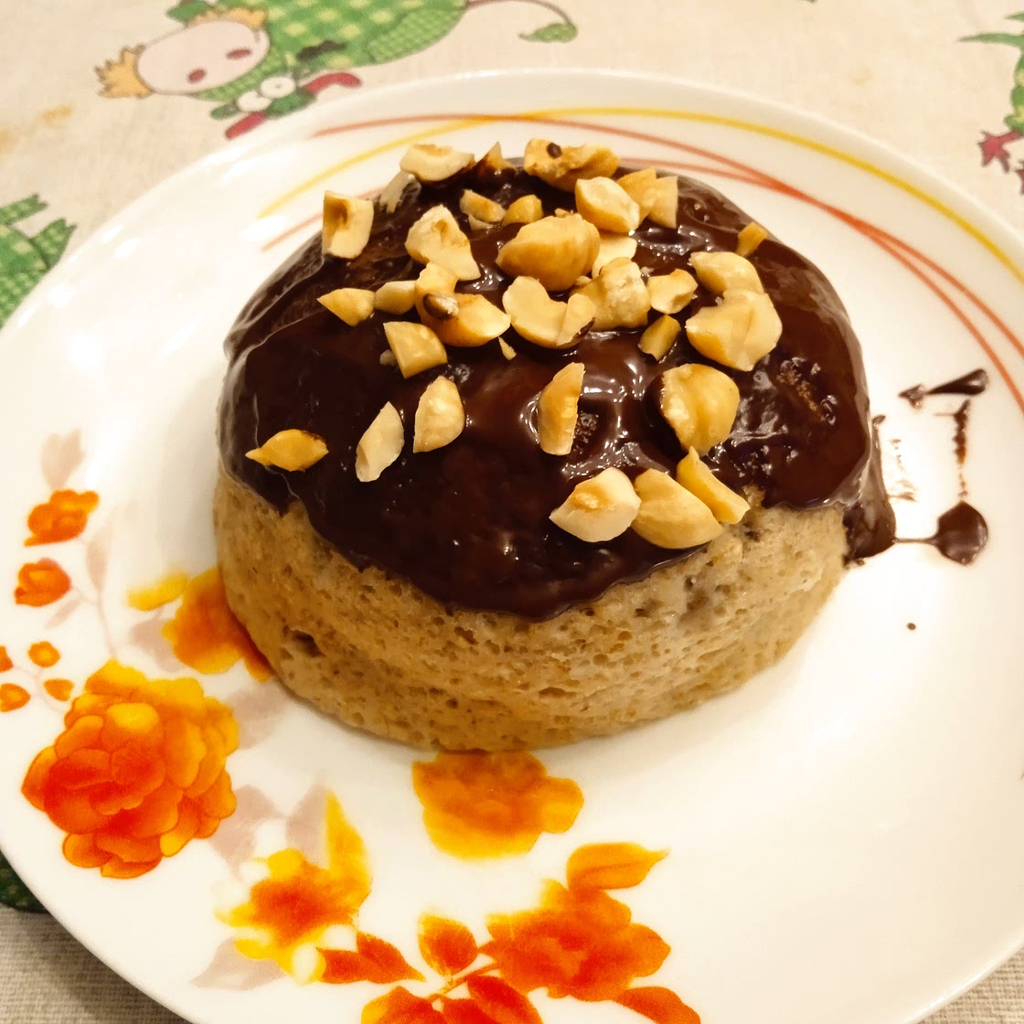 Tortino di banana e cioccolato