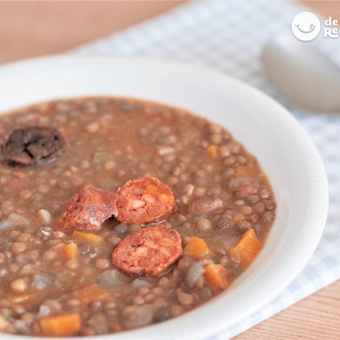 Lentejas caseras con chorizo