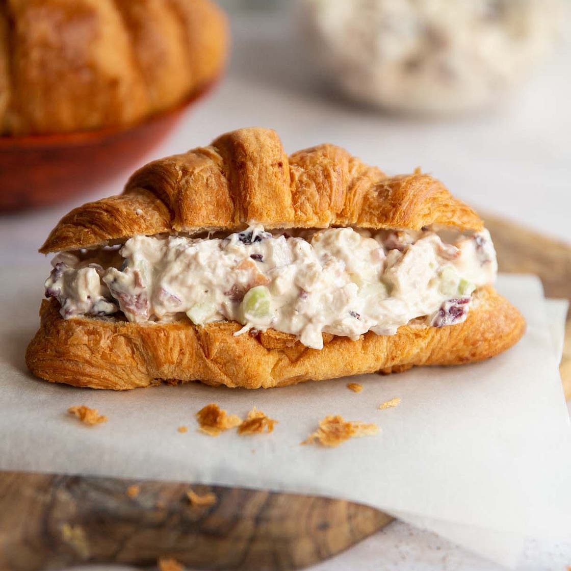 Parmesean and Basil Chicken Salad