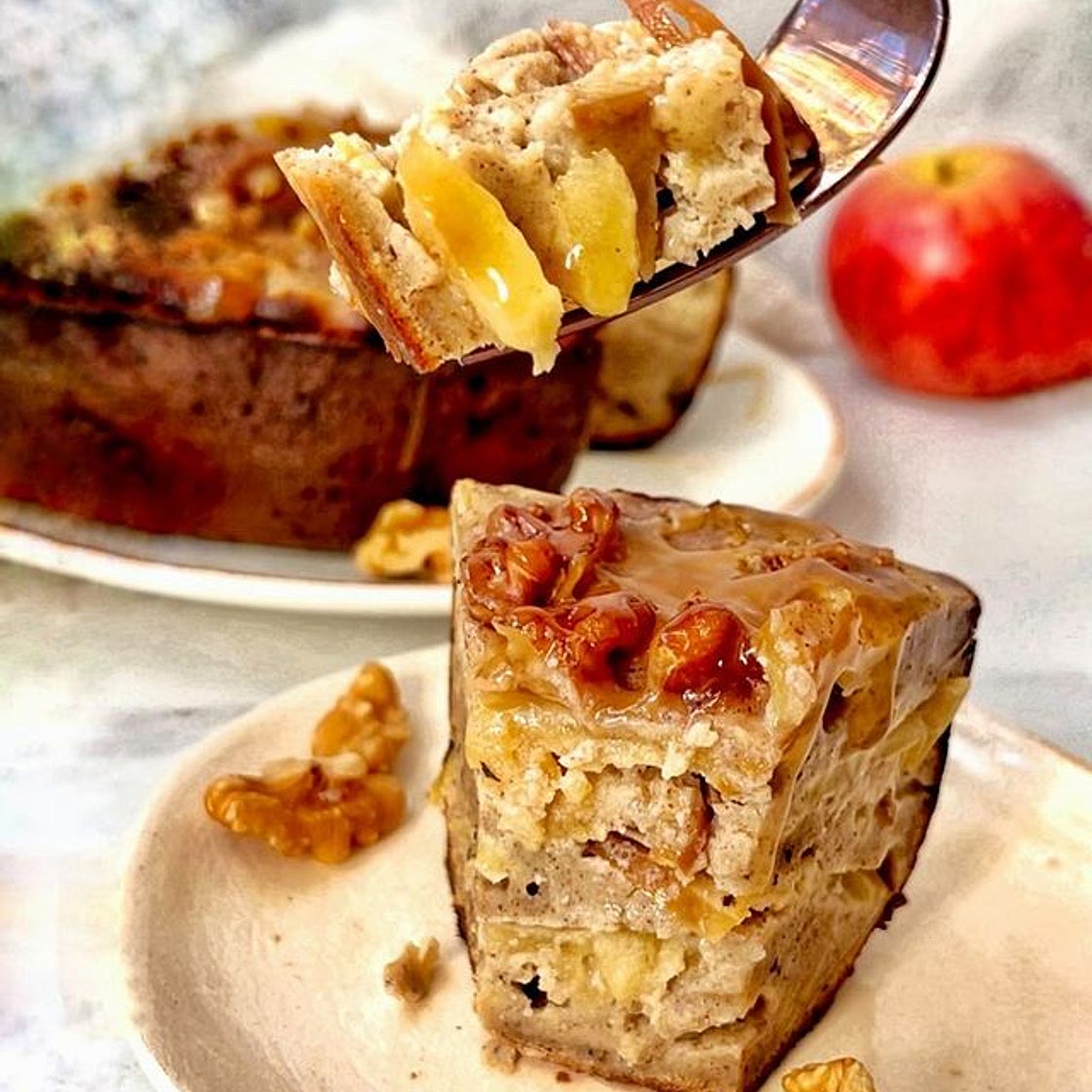 💕🍏TORTA HÚMEDA DE MANZANA!!🍏💕