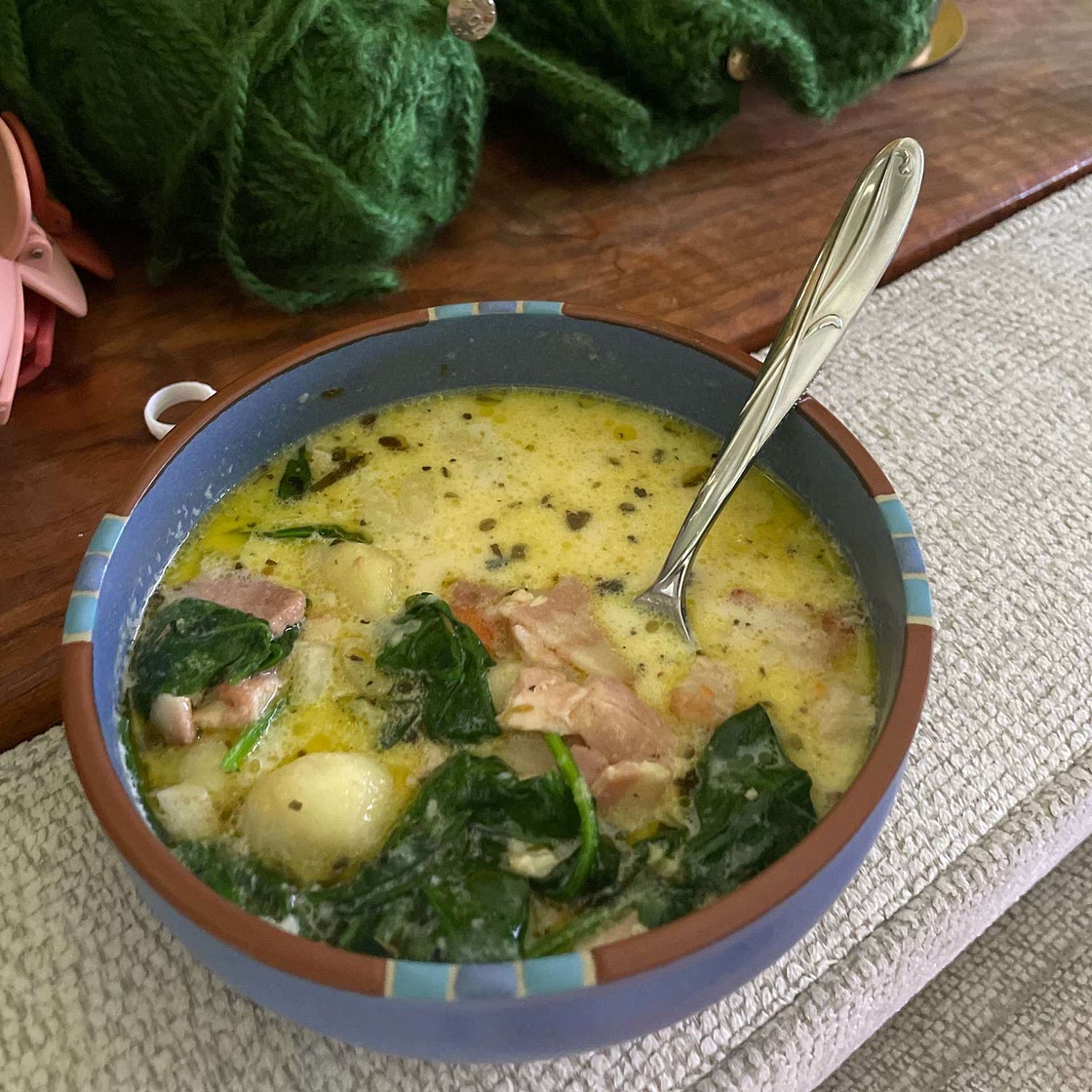 Instant Pot Creamy Chicken Gnocchi Soup
