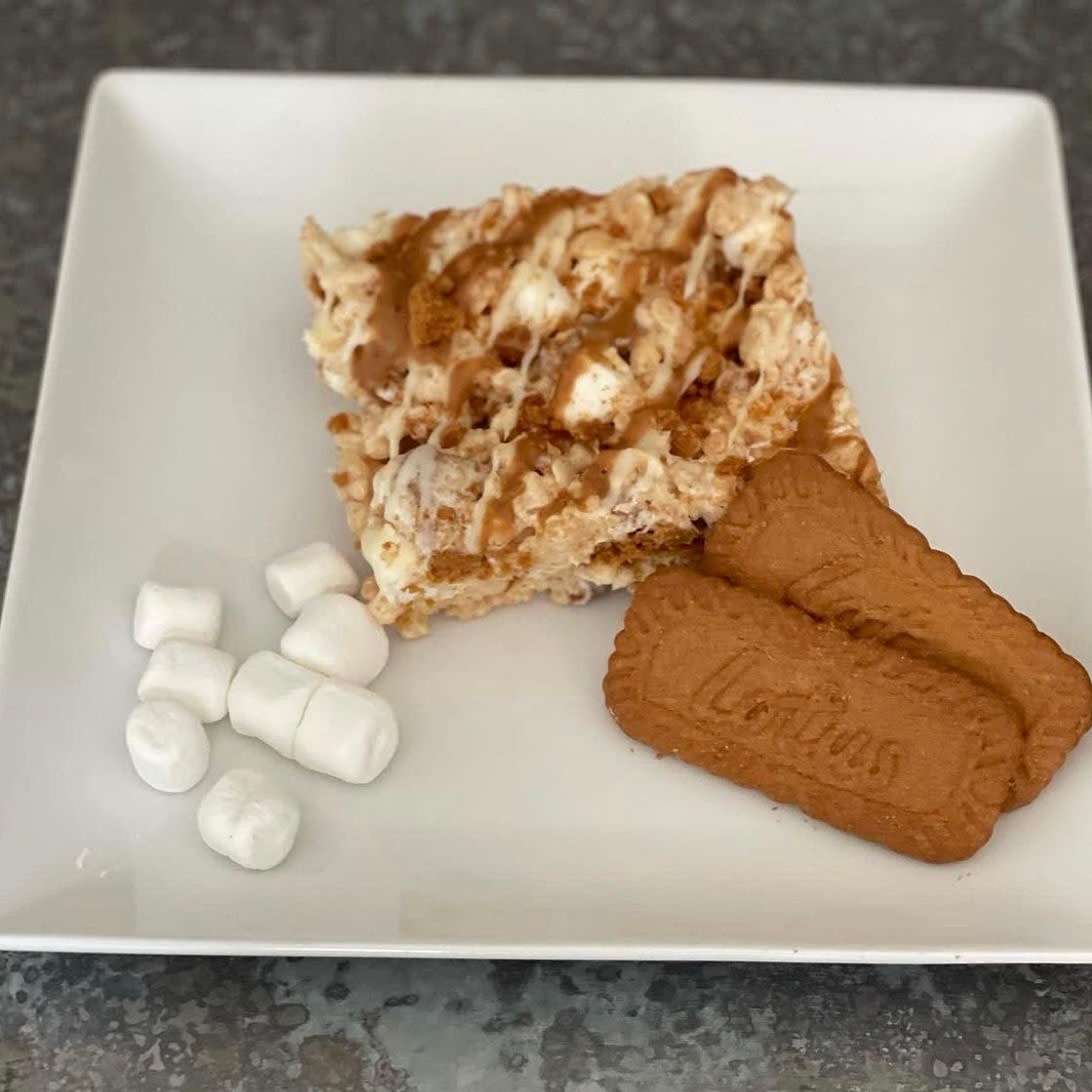 Biscoff Rice Krispy Treats 
