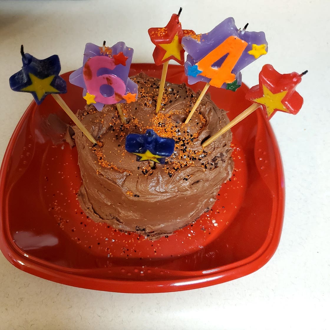 Chocolate Peanut Butter Cake for One
