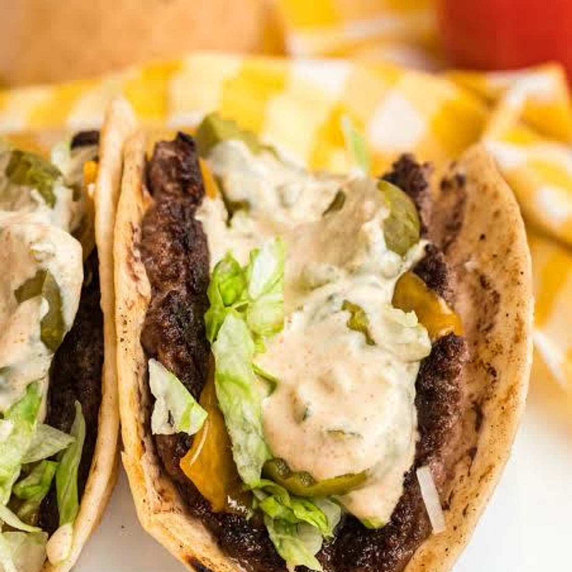 Big Mac Taco with a Twist 