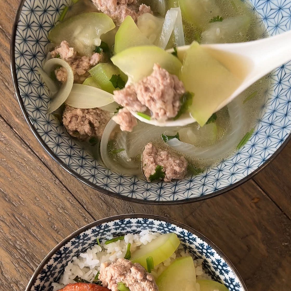 Opo squash soup 
