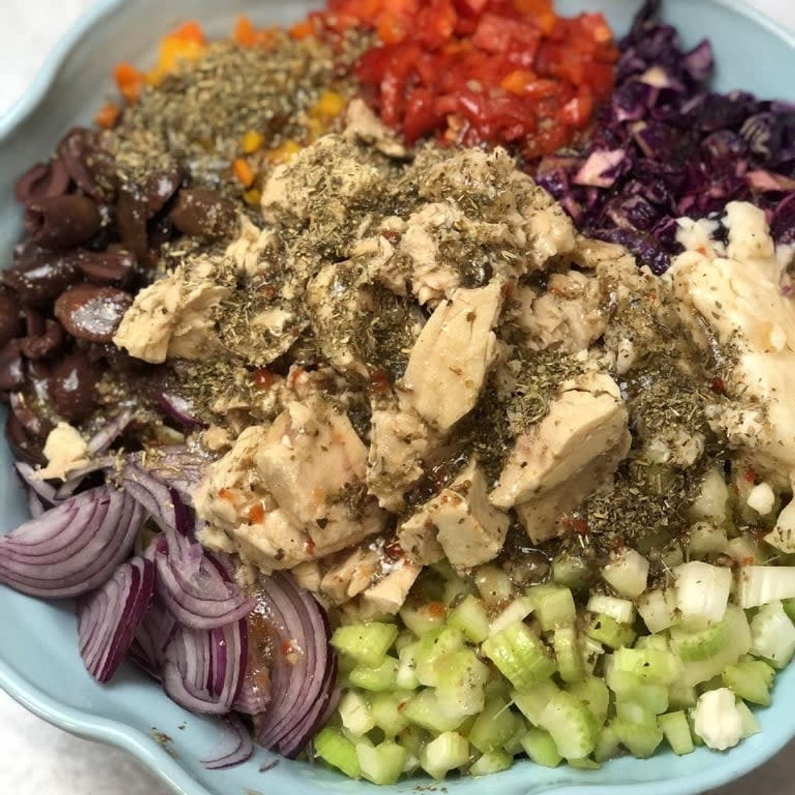 Italian Seasoned Tuna Pasta Salad