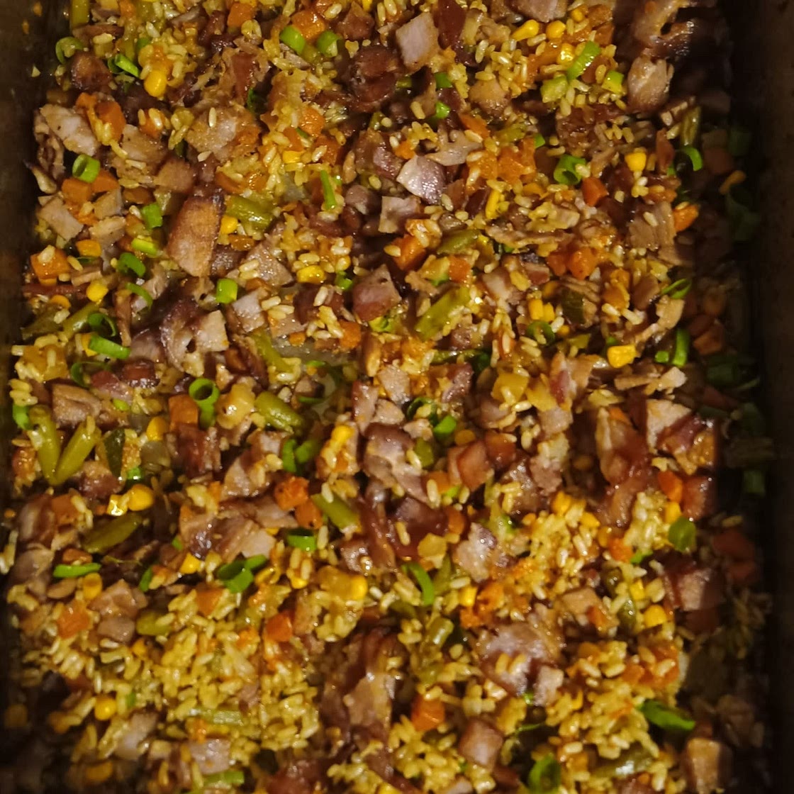 Emergency "Dump 'n Bake" Fried Rice