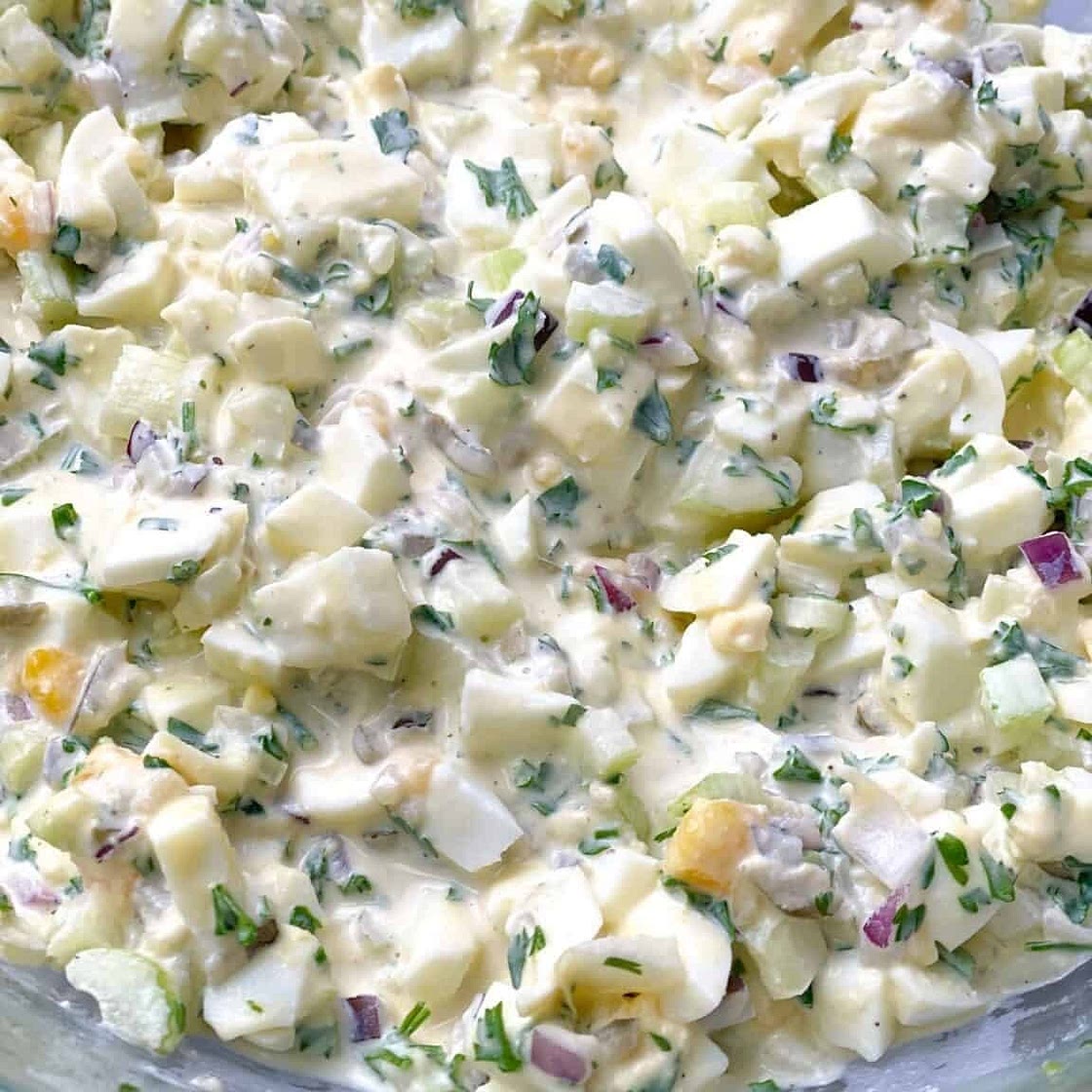 Egg Salad with Mustard Dressing