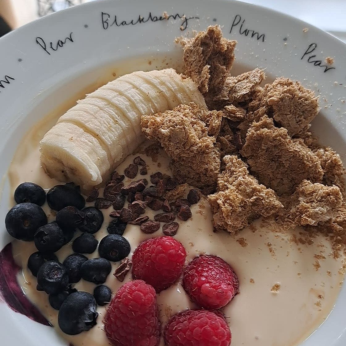 Coffee yogurt bowl