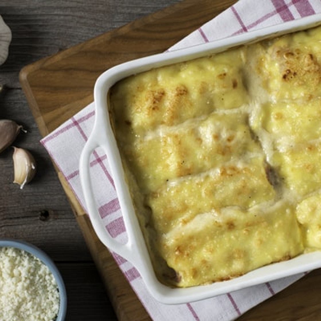 Ham and Cheese Cannelloni