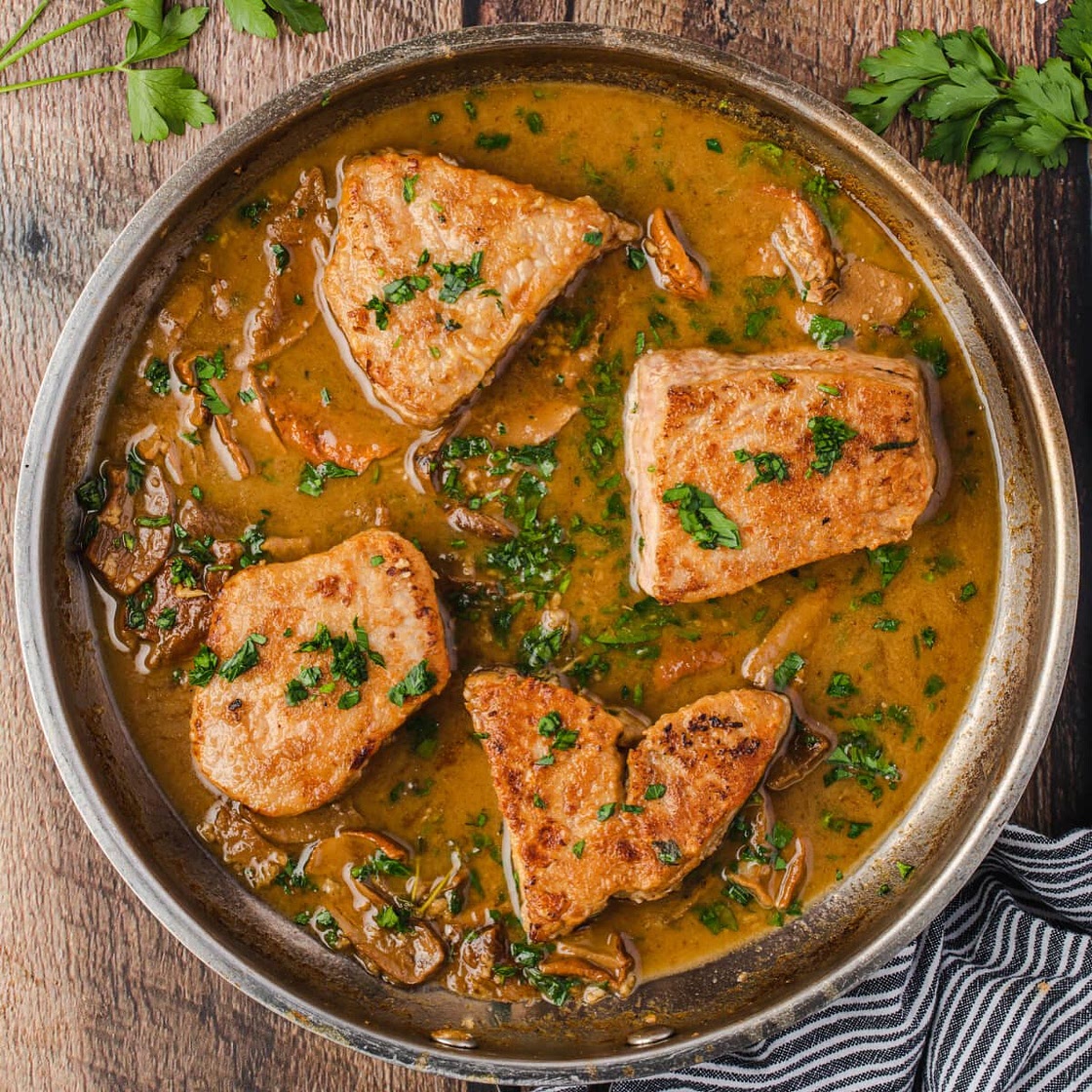 Yellowfin Tuna Steaks Alla Genovese