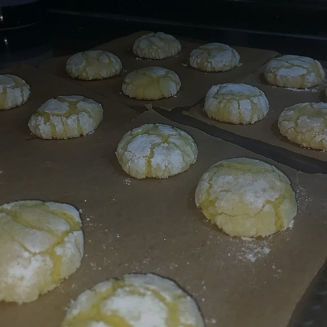 Lemon Crinkle Cookies