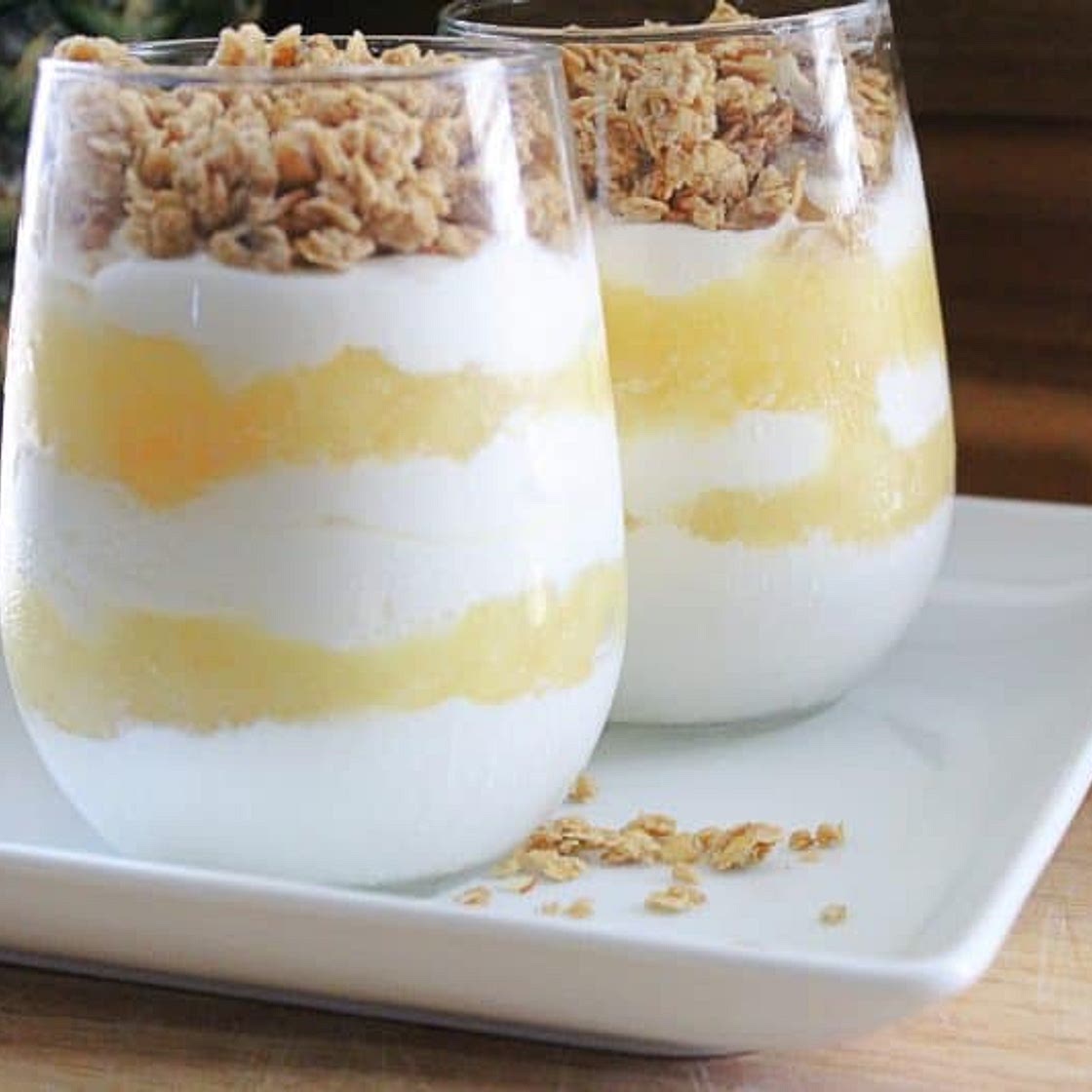 Creamy Pineapple Parfaits