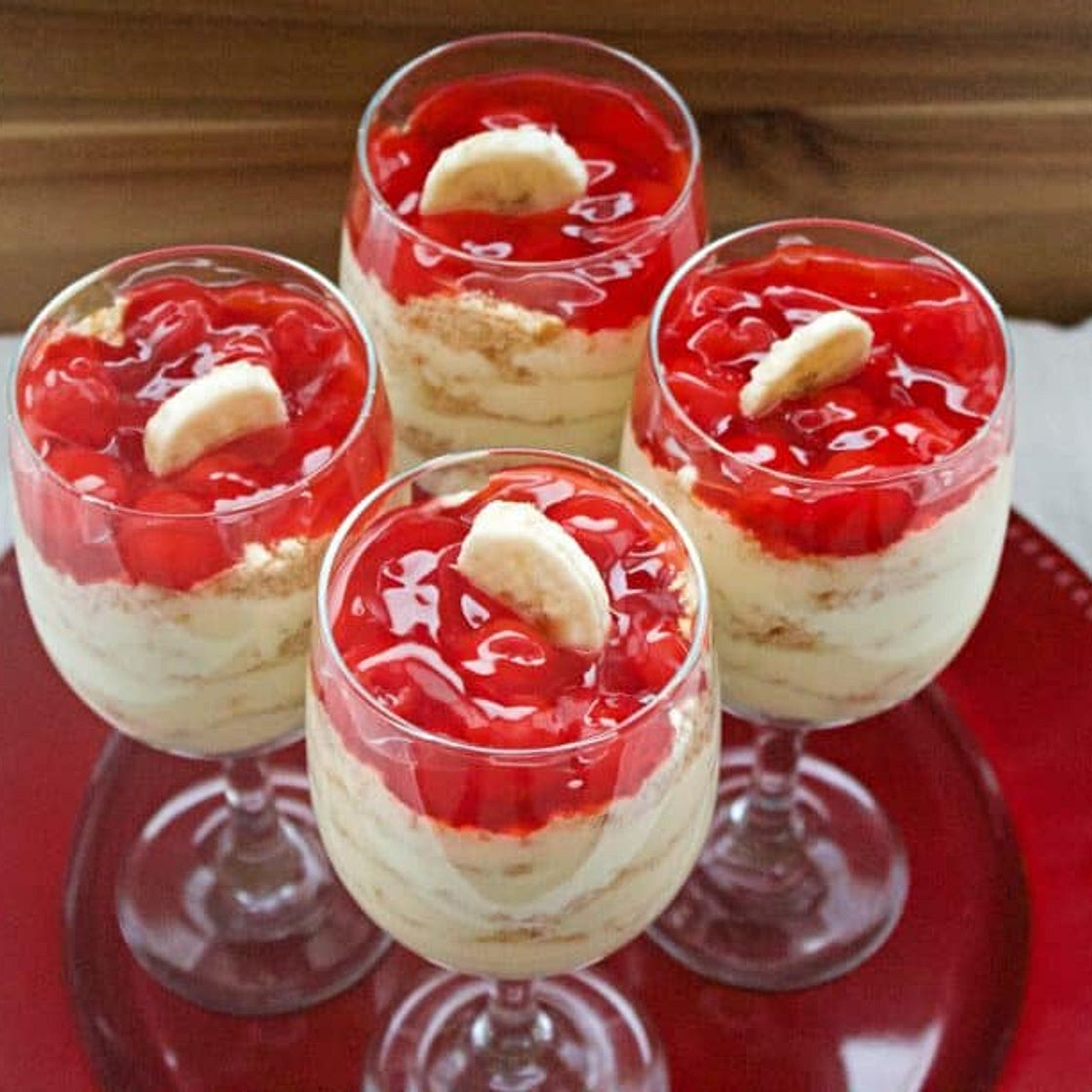 Cherry Lemon Banana Cream Delight