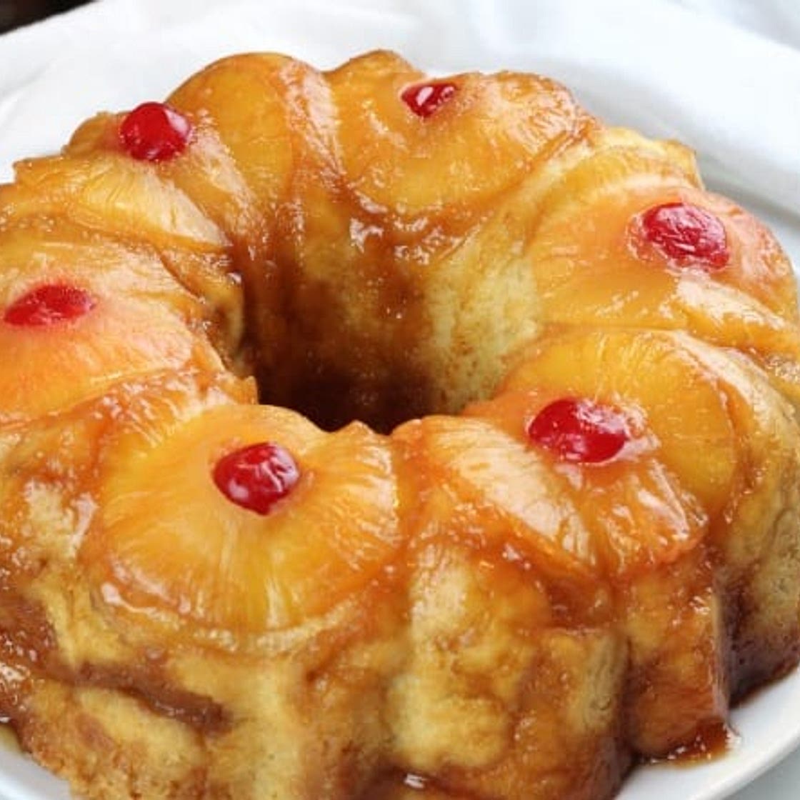 Pineapple Upside Down Pound Cake