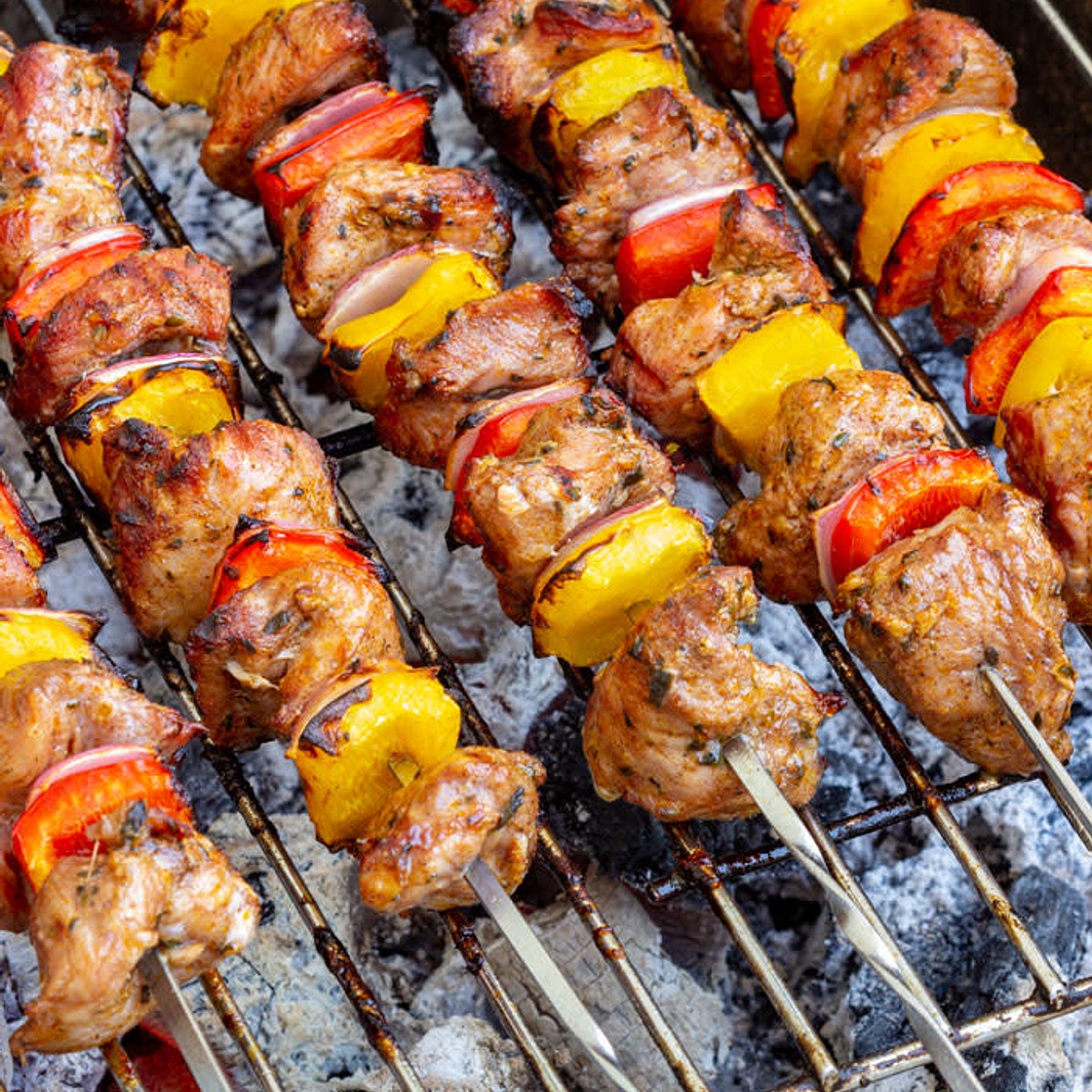 Grilled Turkey Kabobs