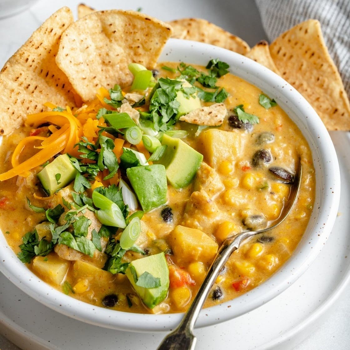 Southwest Chicken Corn Chowder