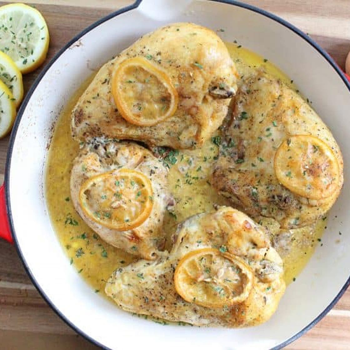 Lemon, Garlic and Onion Roasted Chicken