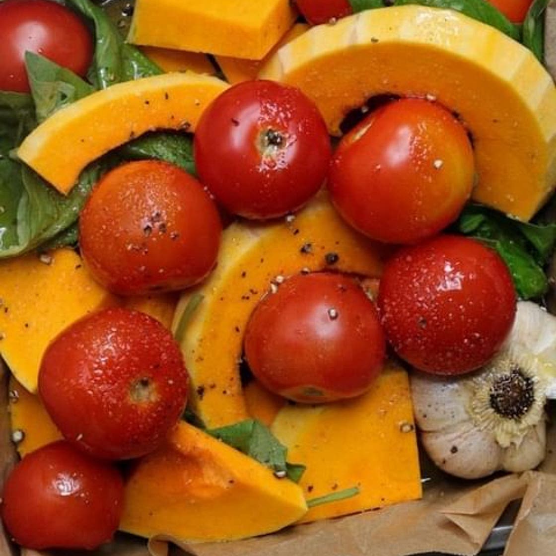 Butternut Squash Tomato Soup by