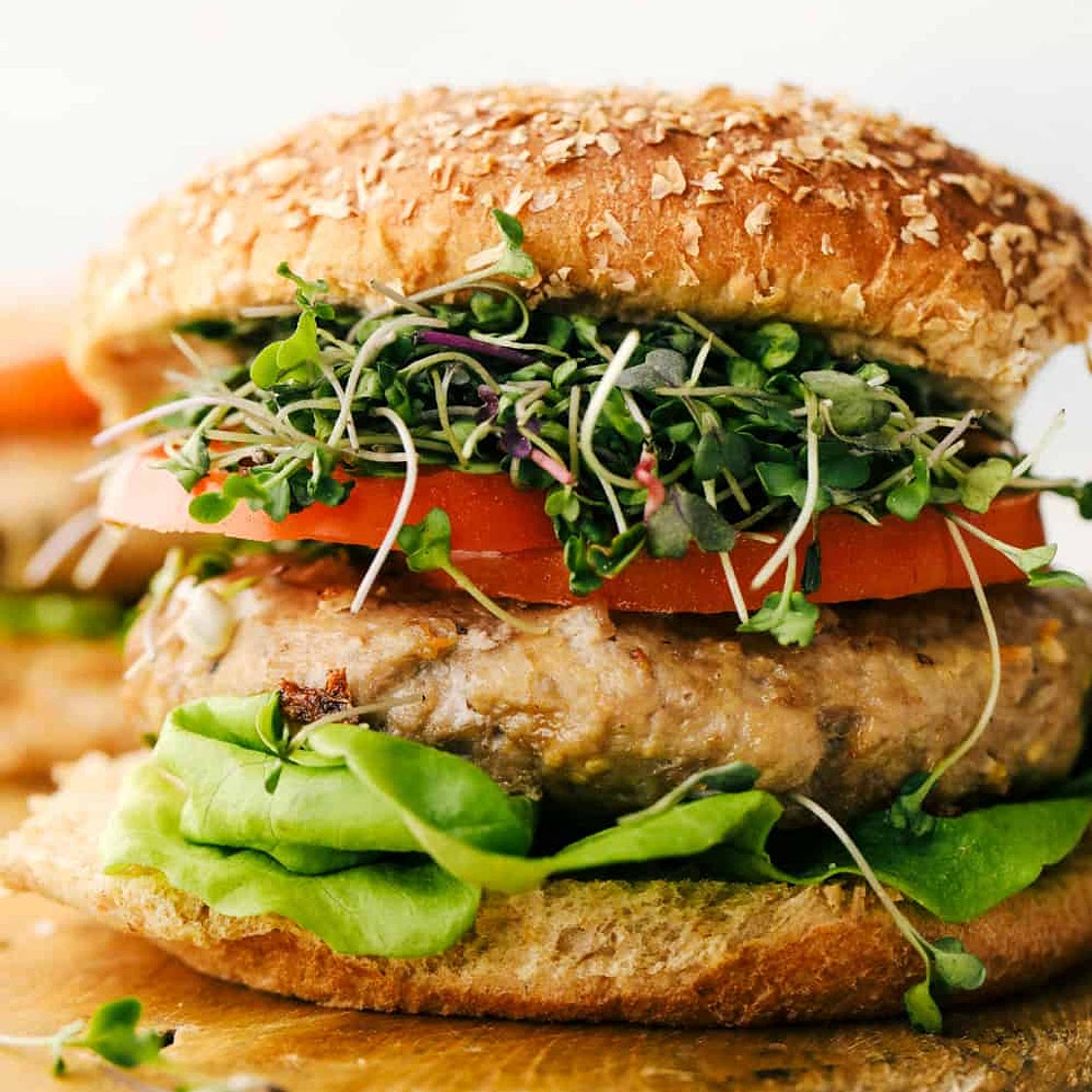 Air Fryer Turkey Burgers