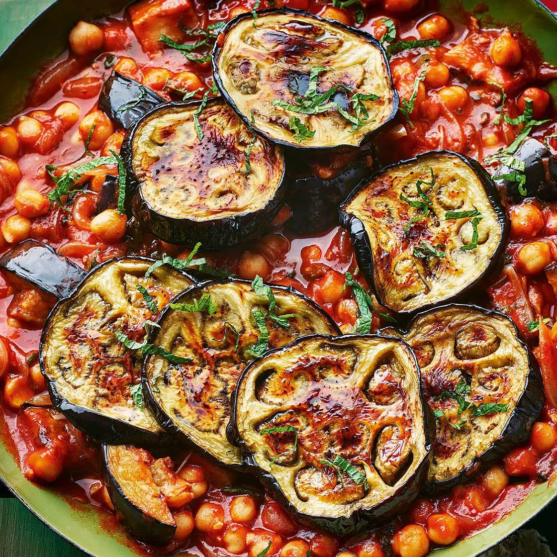 Spiced Aubergine & Tomato Stew