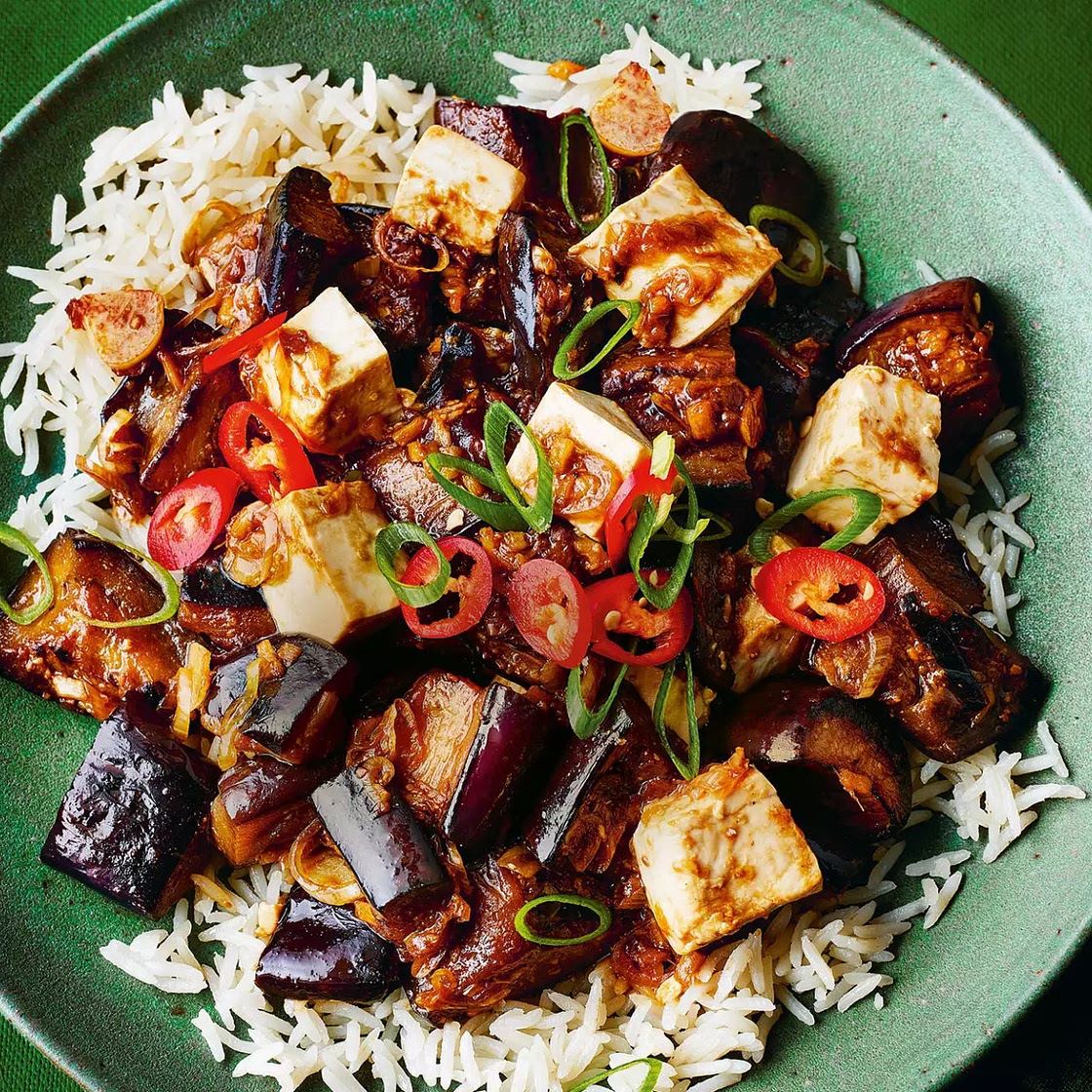 Miso Tofu & Aubergine