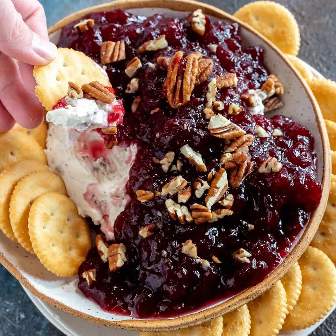 Easy Cranberry Cream Cheese Dip