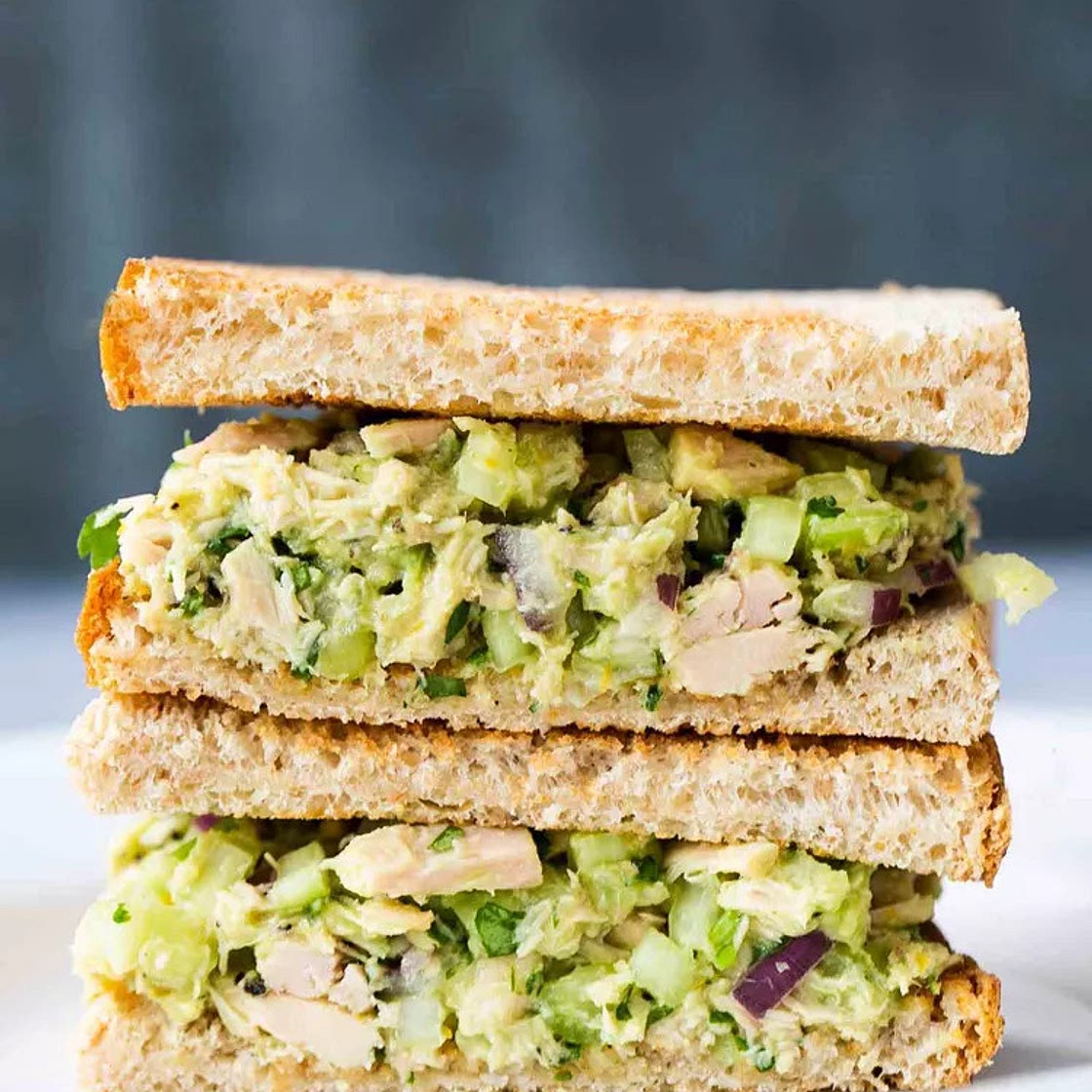 Tuna Salad Sandwiches with Avocado