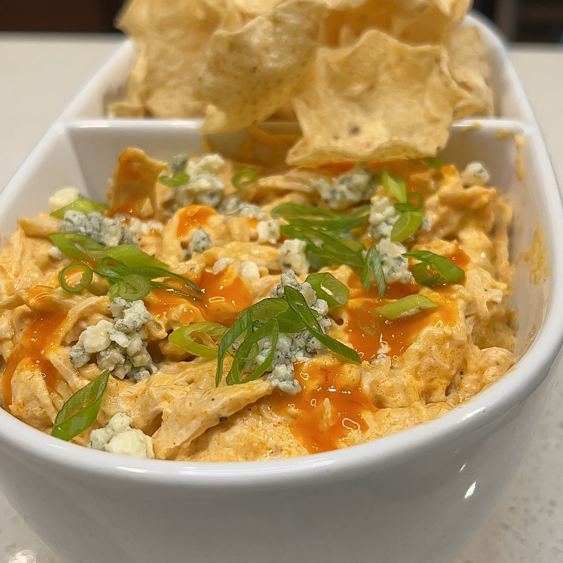 Crockpot Buffalo Chicken Dip
