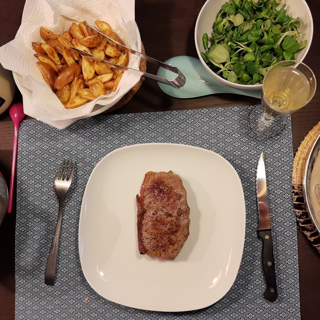 Steak dinner