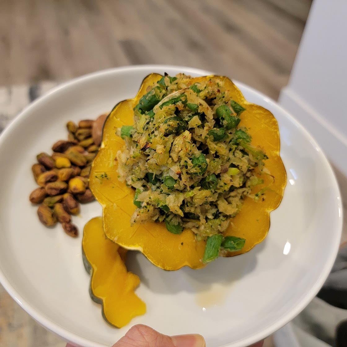Vegan Stuffed Acorn Squash