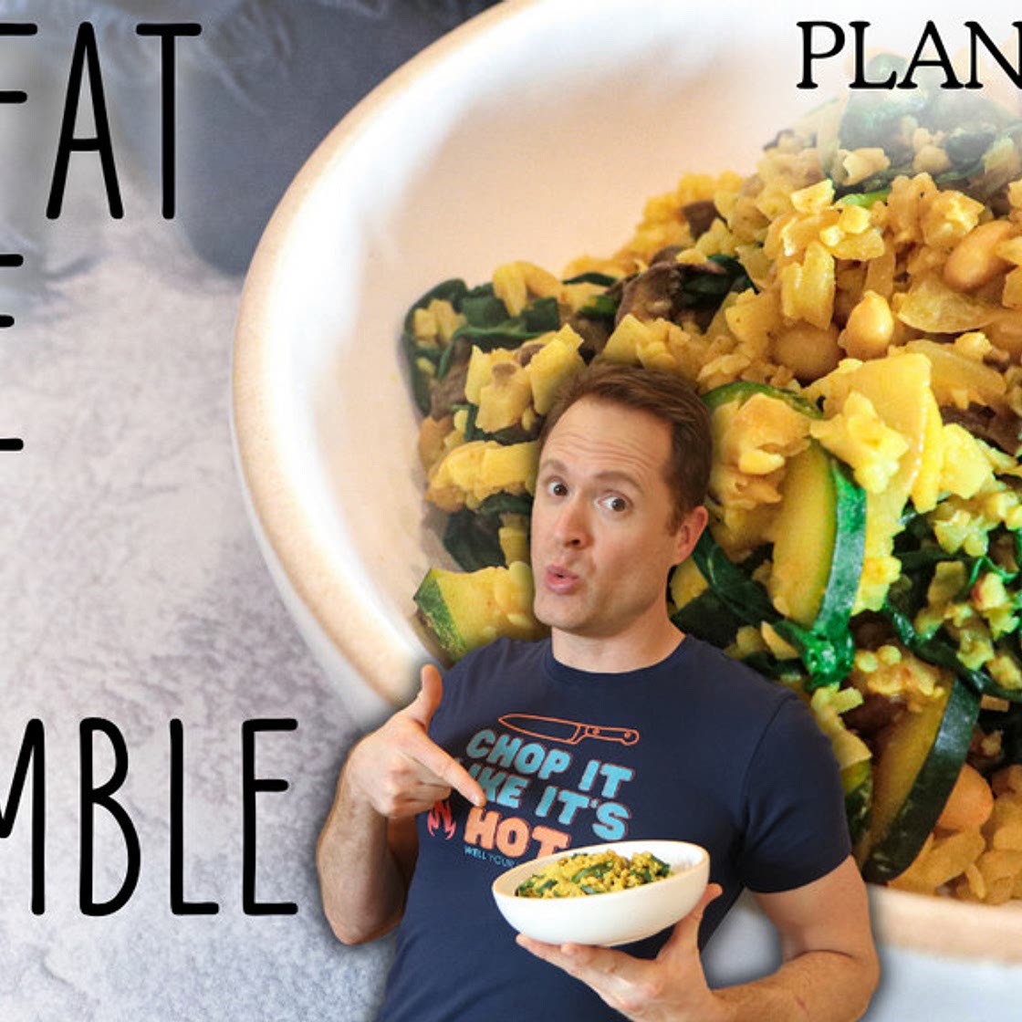 The Perfect Brunch Scramble for Weight Loss / Plant-Based Oil-Fr
