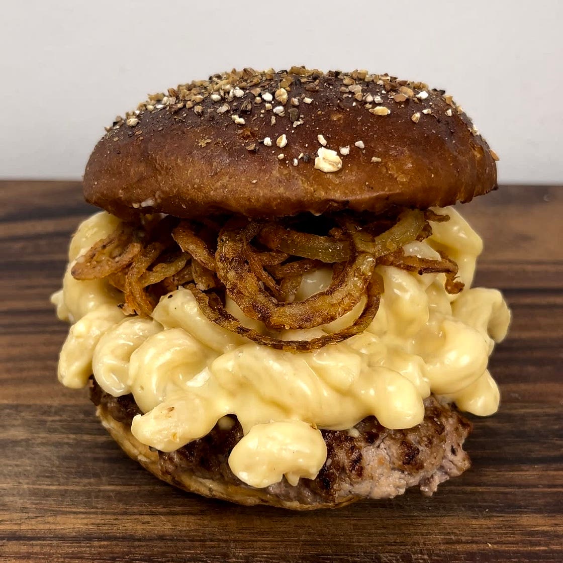 Mac and cheese Burger