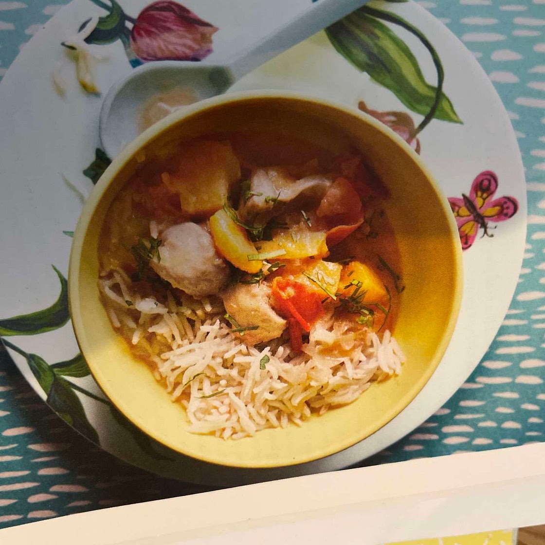 Toddler coconut curry