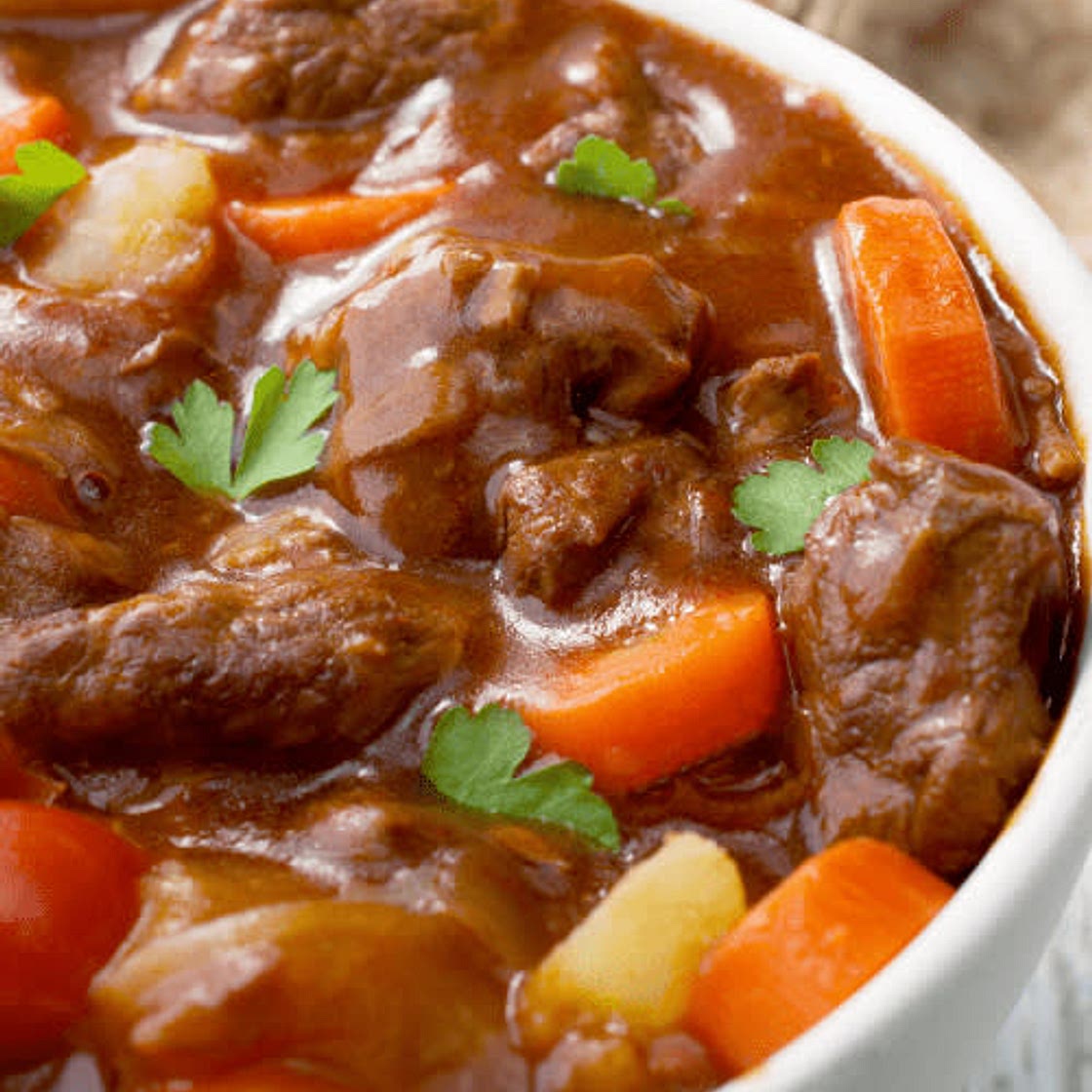 Slow Cooker Beef Stew With Dumplings