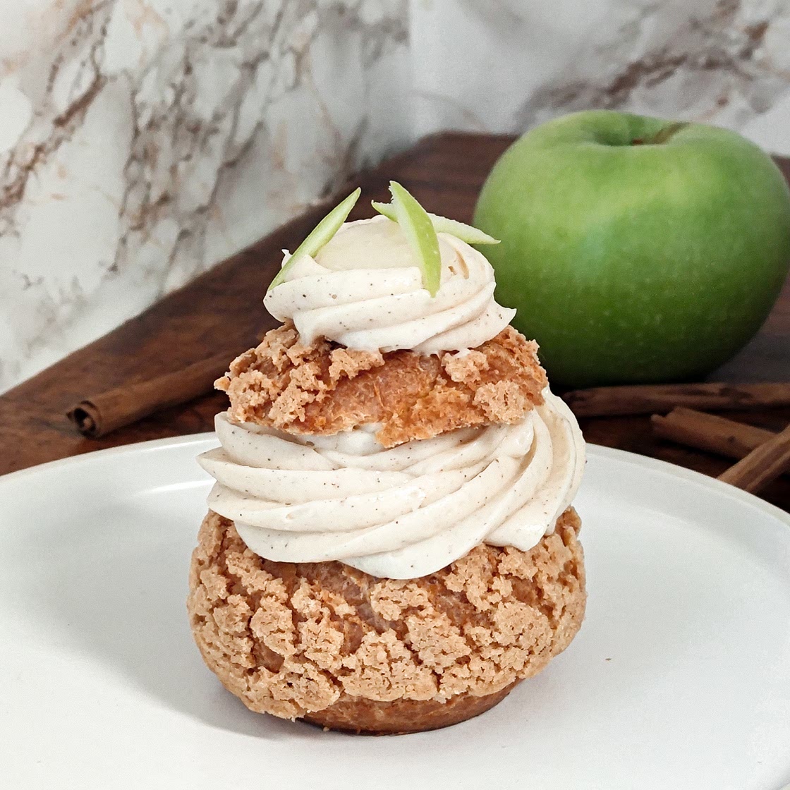 ♨️ Choux à la pomme et diplomate cannelle