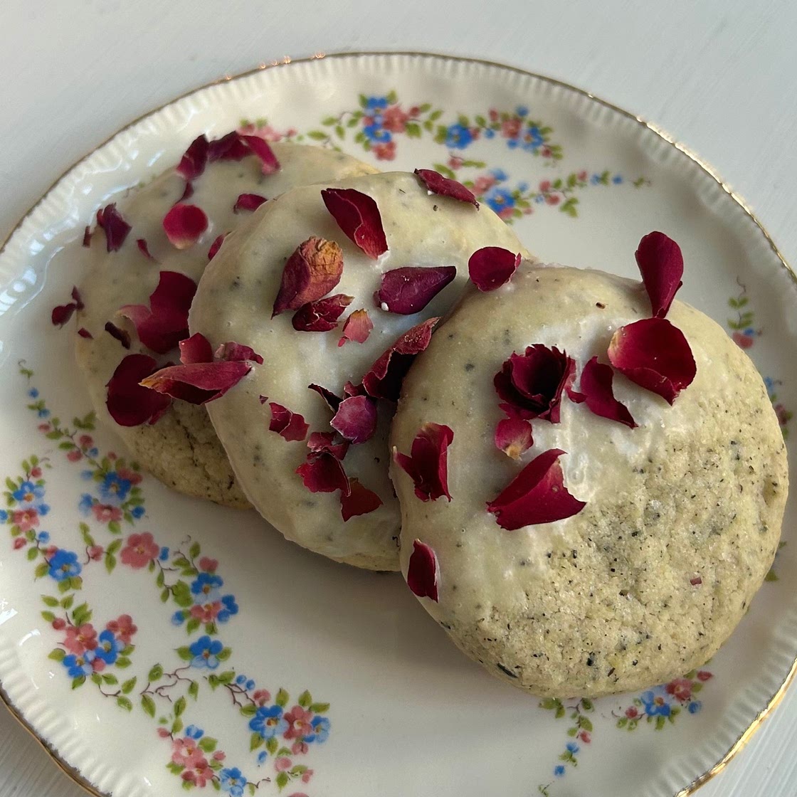 Rose Earl Grey Cookies