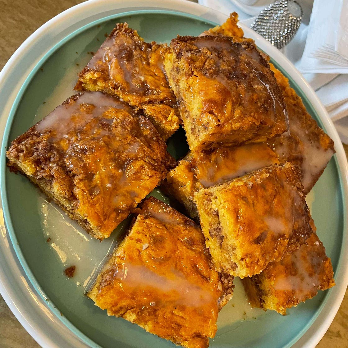 Sweet Potato Honeybun Cake