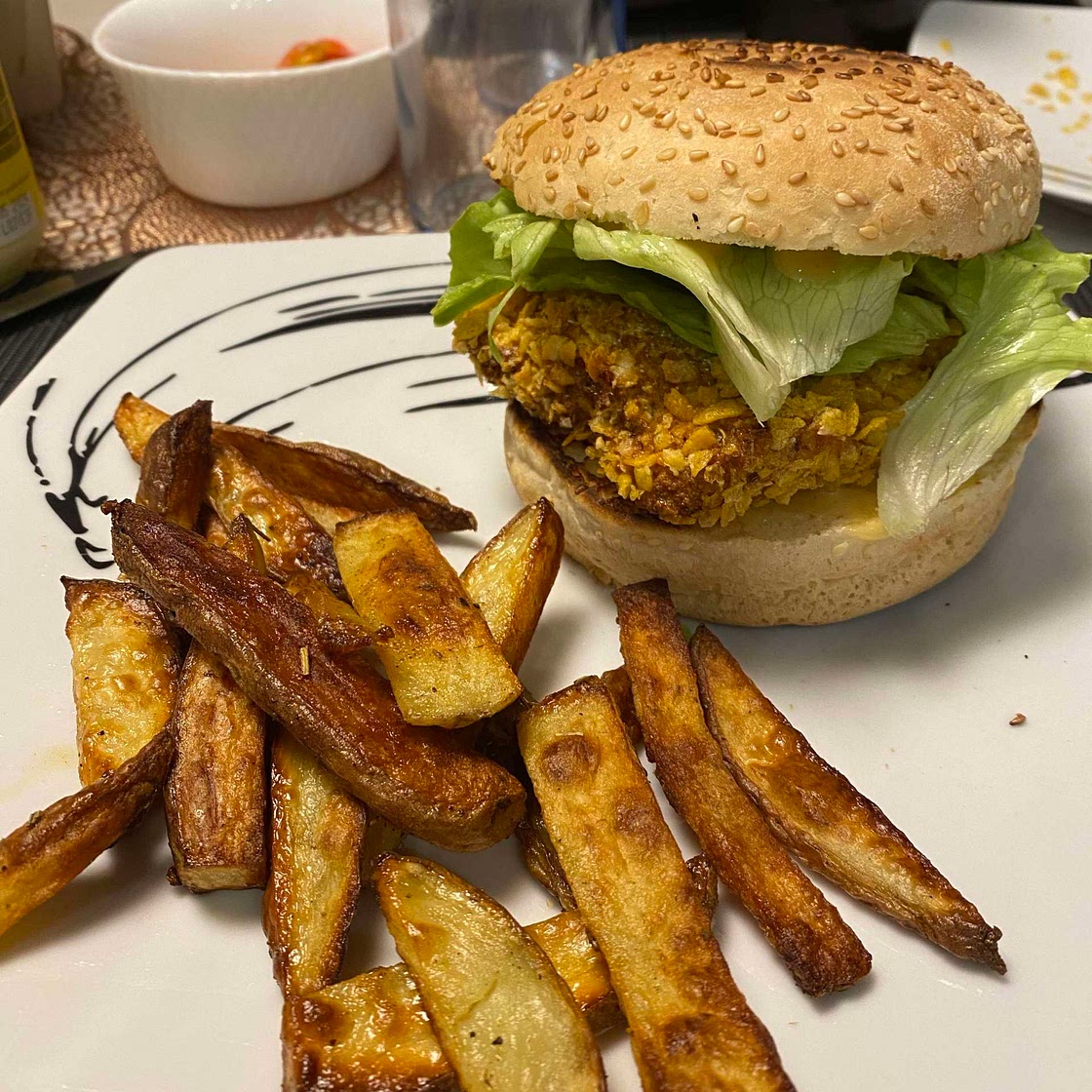 Panino con pollo “fritto”