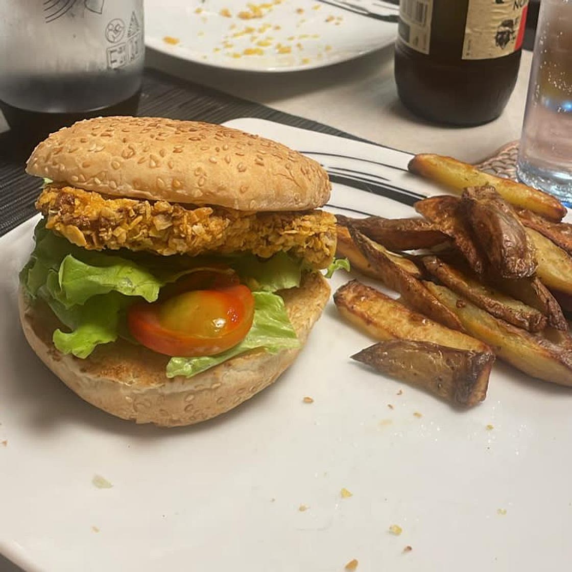 Panino con pollo “fritto”