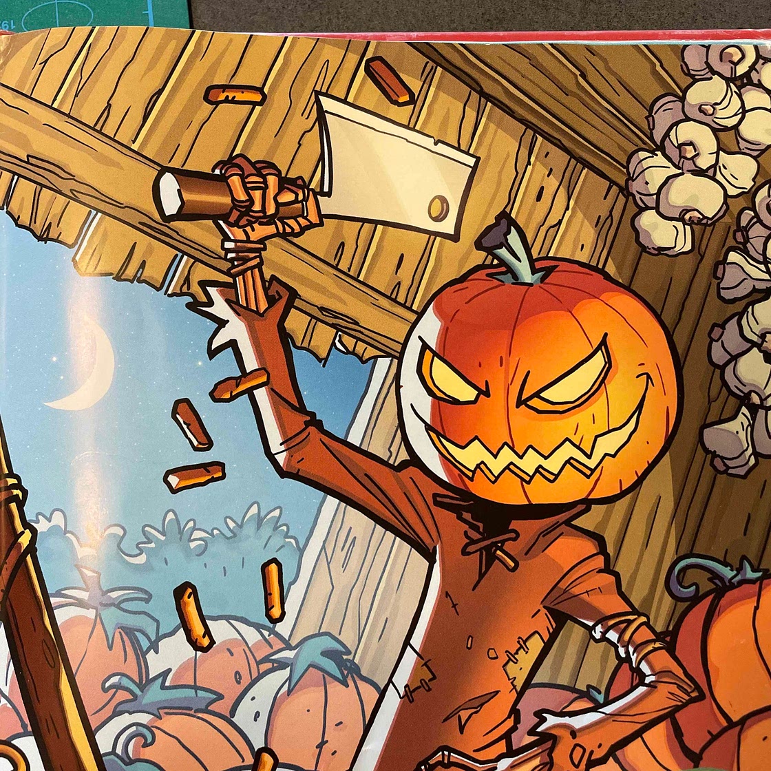 Halloweensticks med stinkåndedip