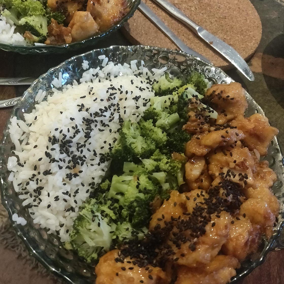 Sticky chicken
