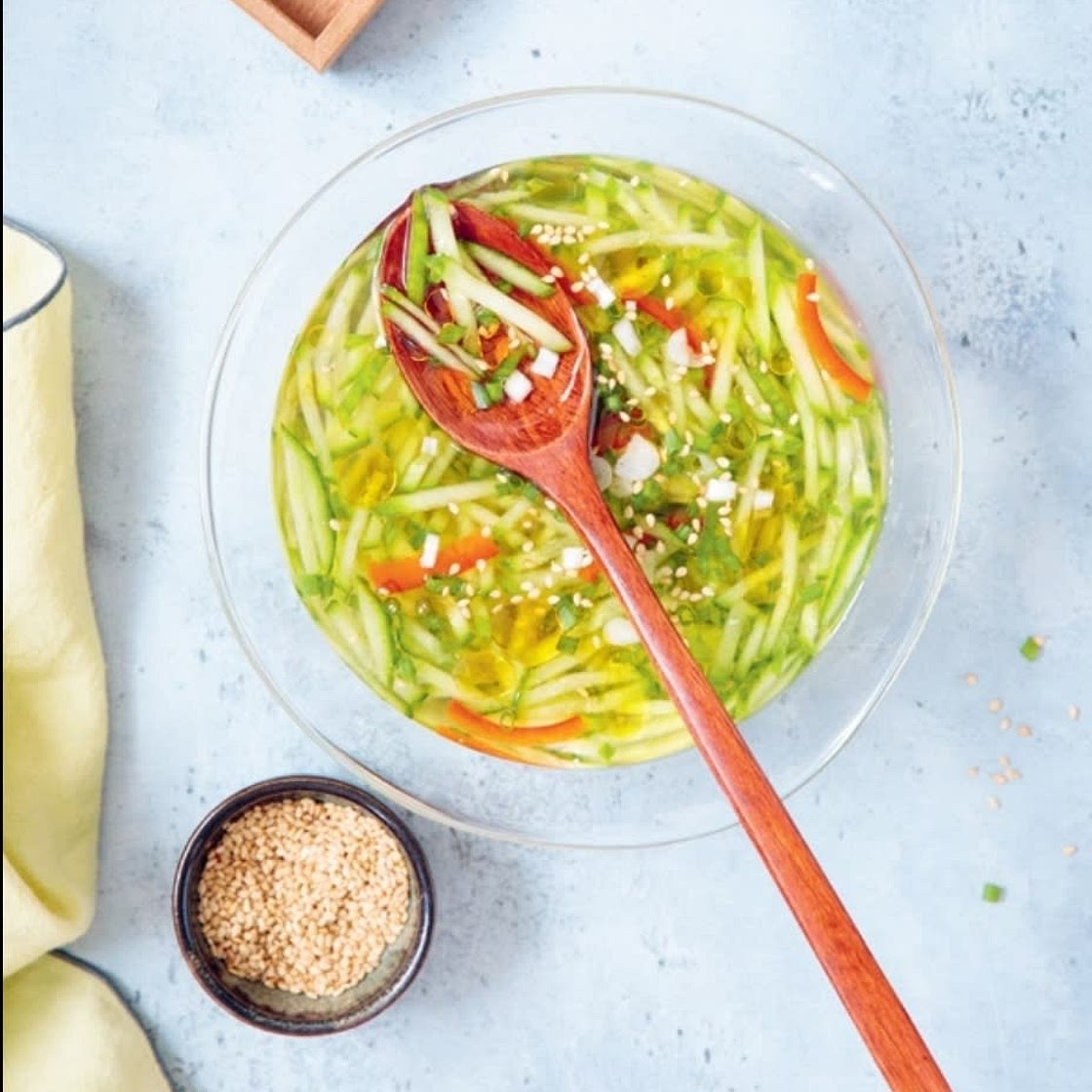 Soupe froide de concombre