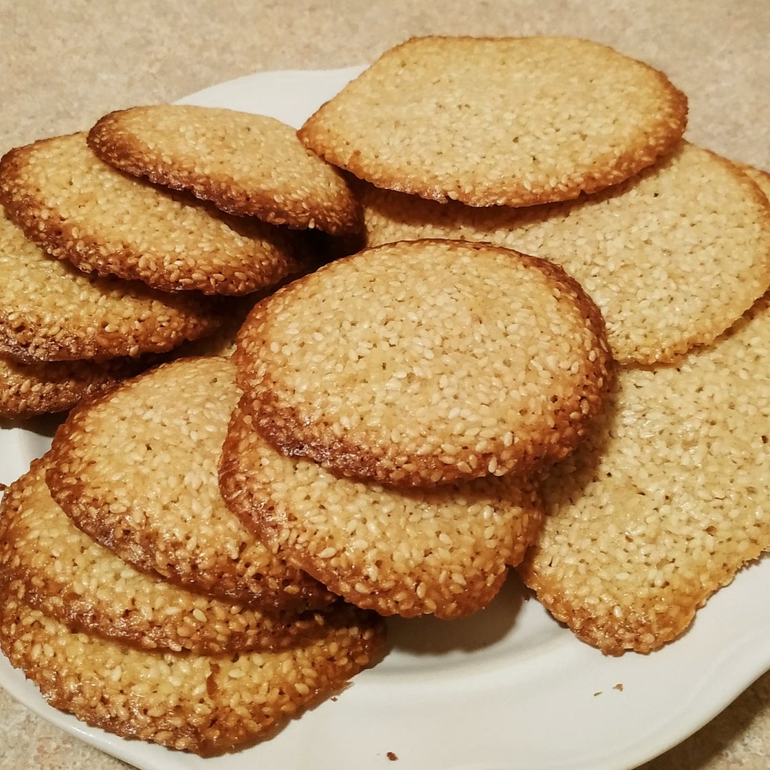 Кунжутное печенье