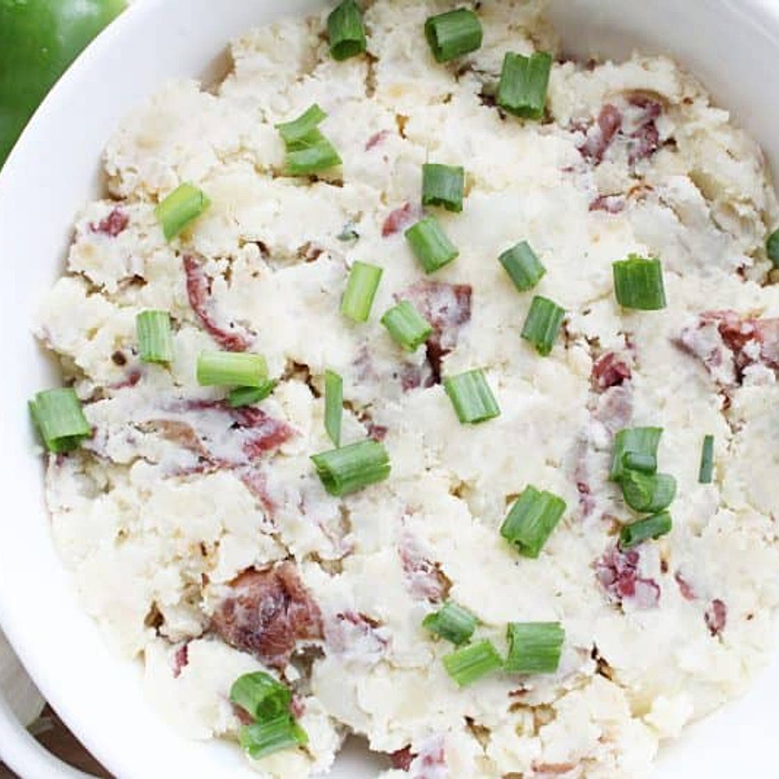 Sour Cream and Garlic Smashed Potatoes