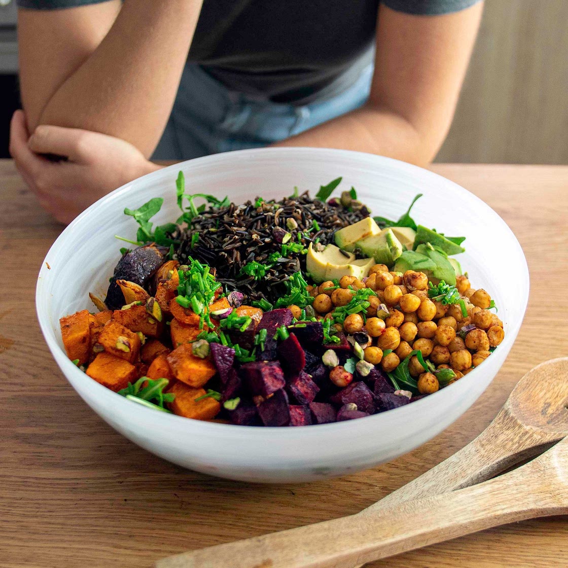 Harissa Pumpkin Salad