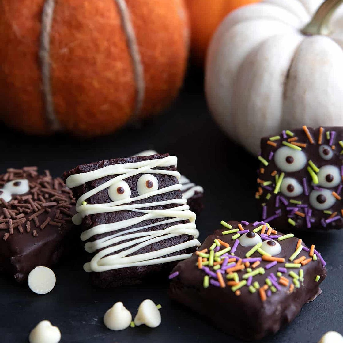 Keto Halloween Brownies Recipe