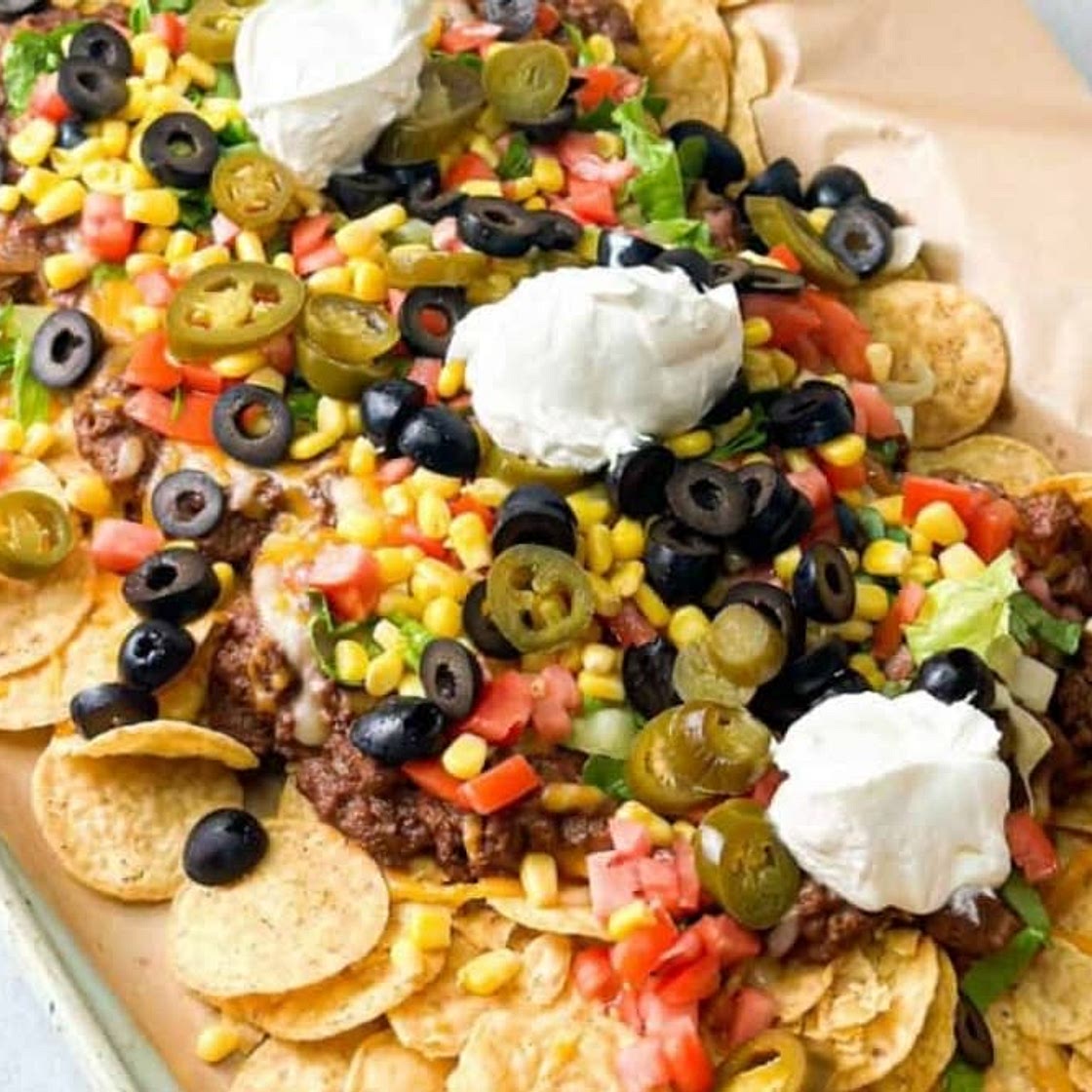 Super Loaded Taco Nachos