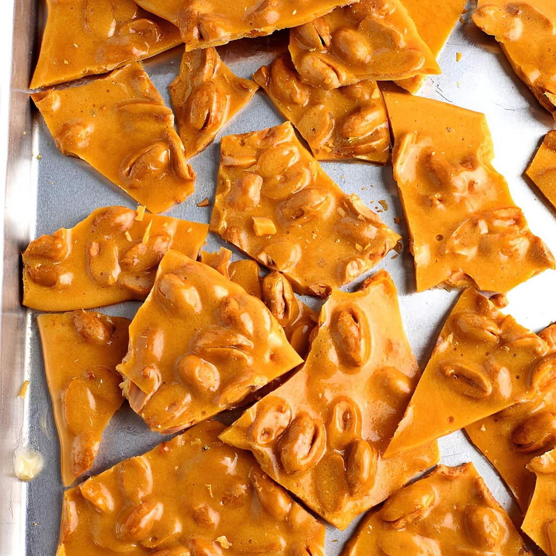Microwave Peanut Brittle